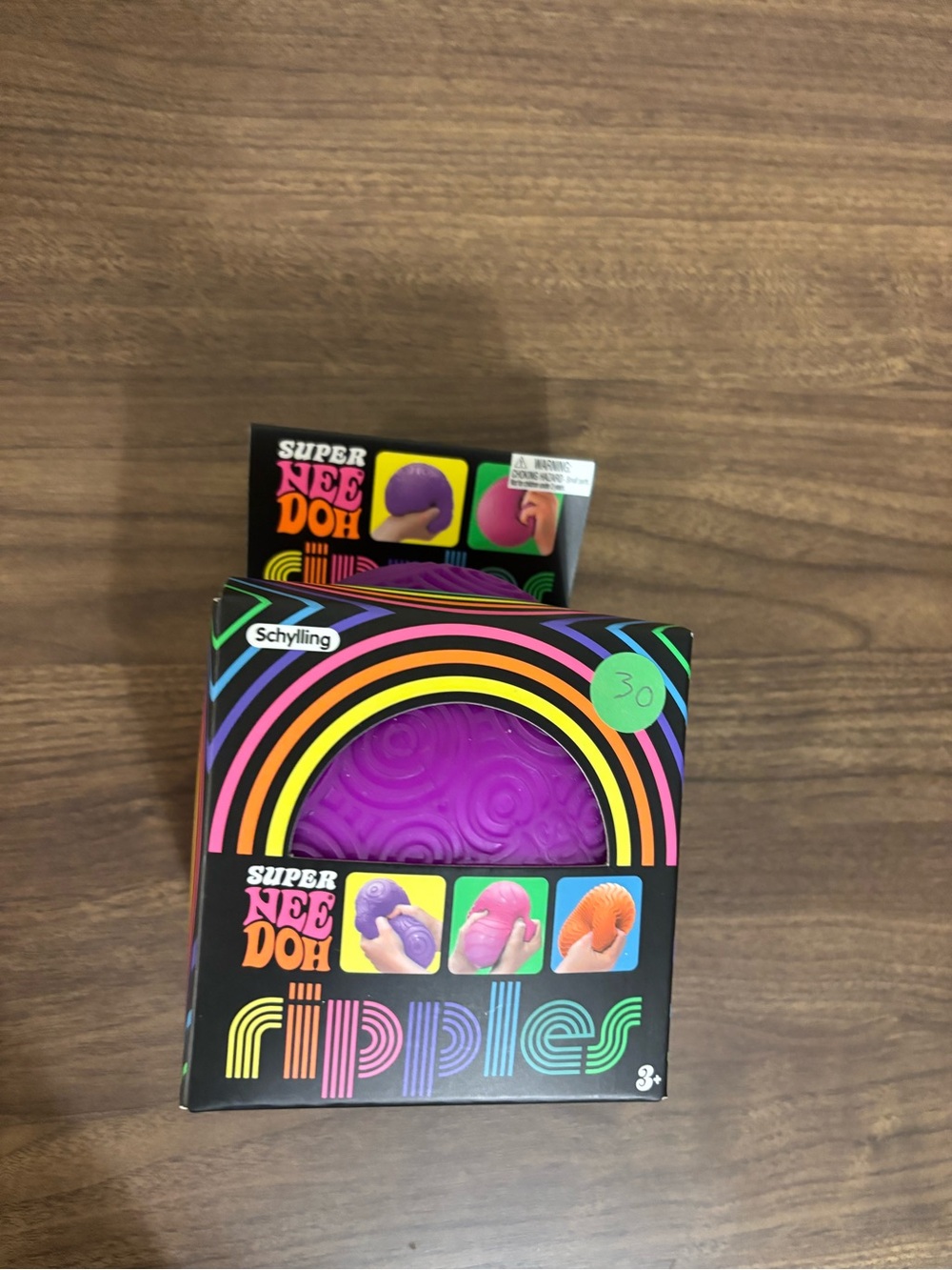 Schylling Super NeeDoh Ripples Sensory Ball - Purple
